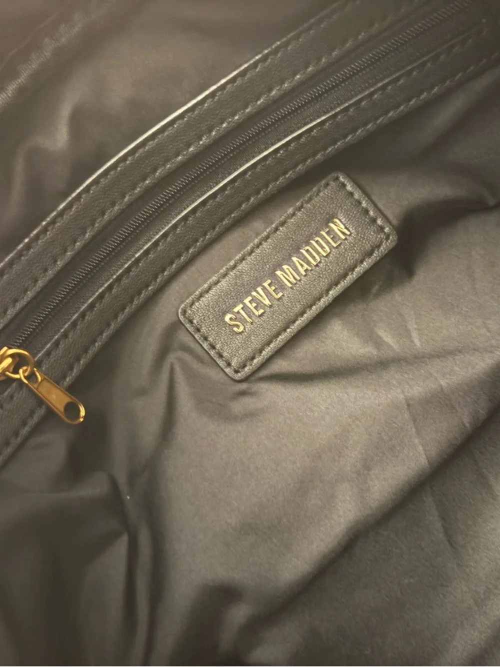 Steve Madden BNIB Black Leather Bag - Picture 8 of 12